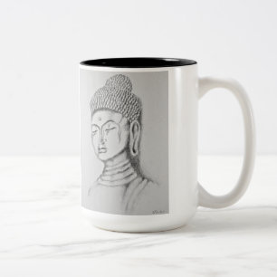 Buddha/Namaste Two-tone Mug