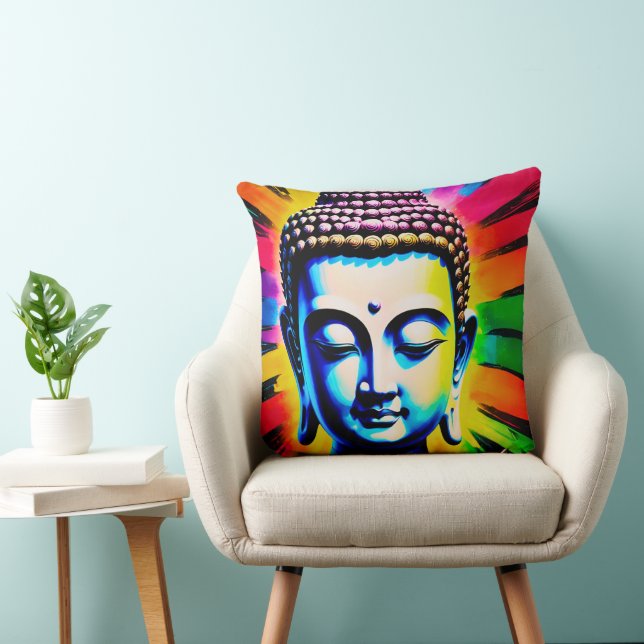 Buddha Neon Decor  Cushion (Chair)