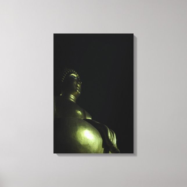 Buddha Night Canvas Print (Front)