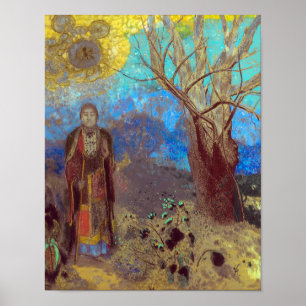Buddha   Odilon Redon   Poster