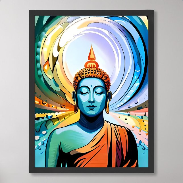 Buddha Painting Art for Meditation and Inner Peace Poster (Buddha Painting Art for Meditation and Inner Peace)