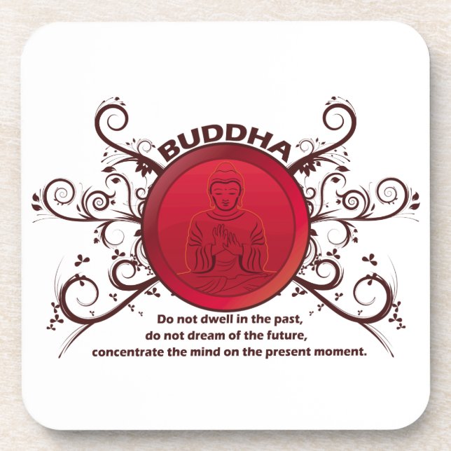 Buddha Present Moment Coaster (Front)