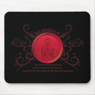 Buddha Present Moment Mouse Pad