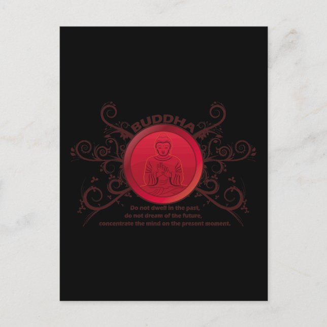 Buddha Present Moment Postcard (Front)