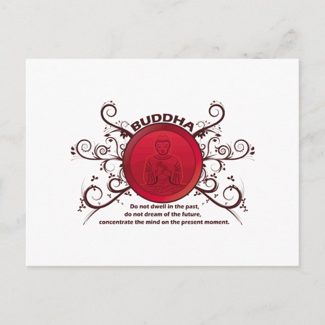 Buddha Present Moment Postcard (Front)
