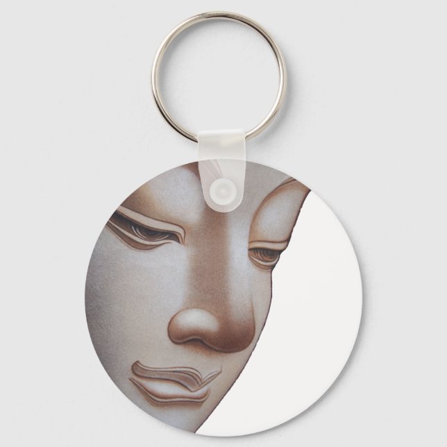 Buddha Profile Key Ring (Front)