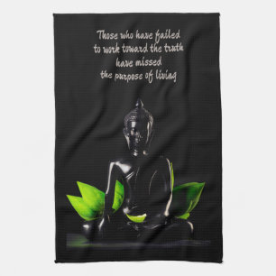Buddha Quote 1 hand towel