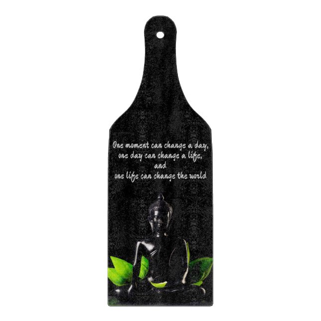 Buddha Quote 2 cutting board (Front)