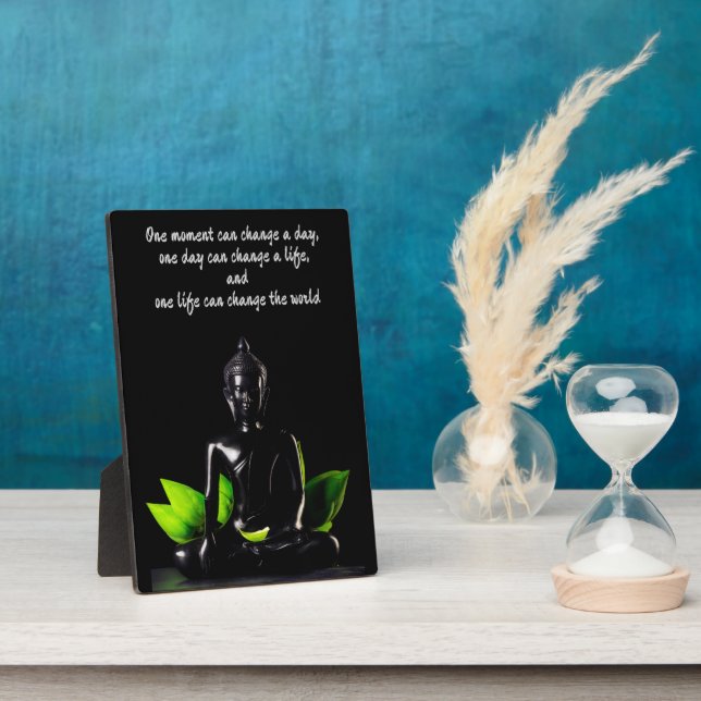 Buddha Quote 2 plaque (Side)