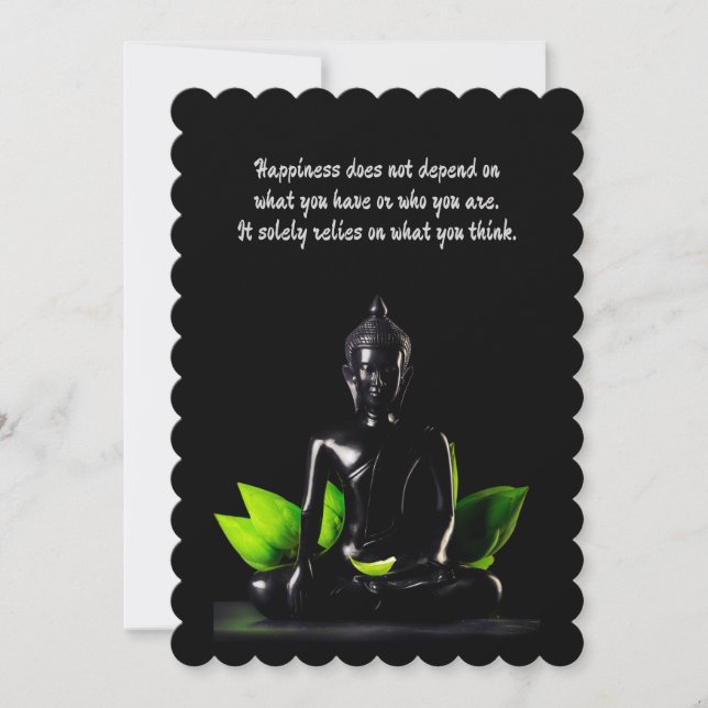 Buddha Quote 4 card / invitation (Front)