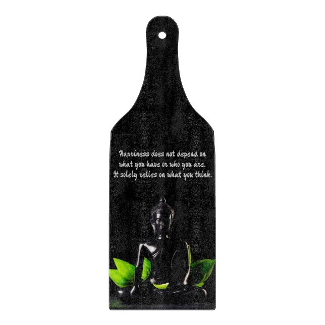 Buddha Quote 4 cutting board (Front)