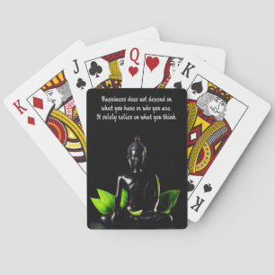 Buddha Quote 4 playing cards