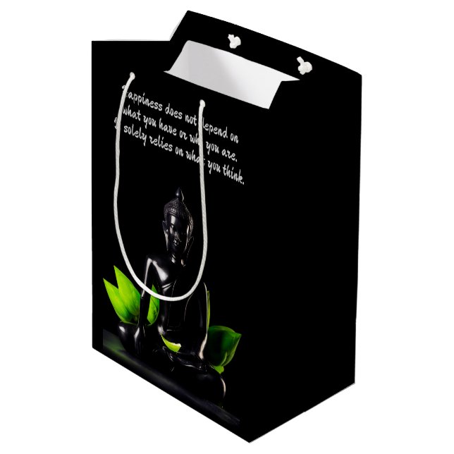 Buddha Quote 4e gift bag (Back Angled)