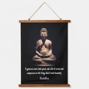 Buddha Quote Hanging Tapestry
