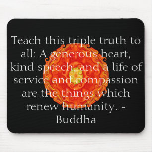 Buddha quote inspire motivational mouse pad