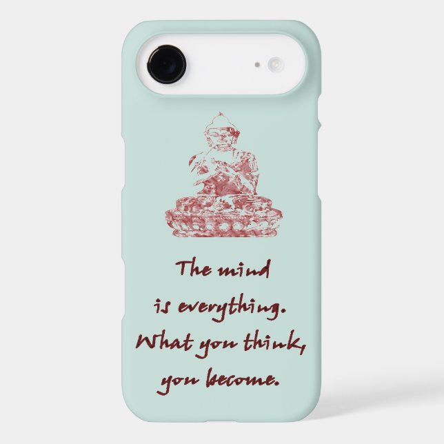 Buddha Quote iPhone 4/4S Case (Back)