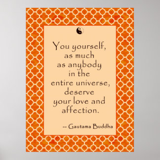 Buddha Quote Love Yourself.... on Posters