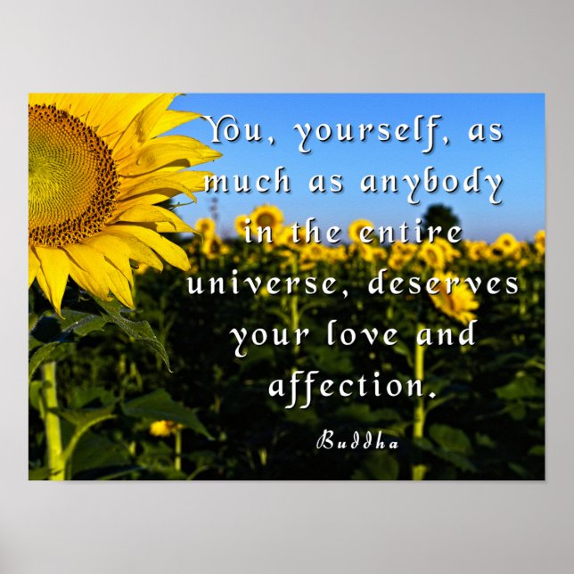 Buddha Quote Poster (Front)