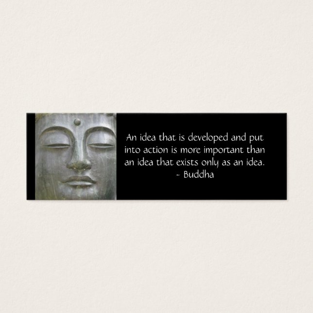 Buddha Quote Profile Card (Front)