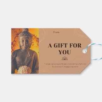 Buddha Quotes A gift for you Personalized Gift Tags