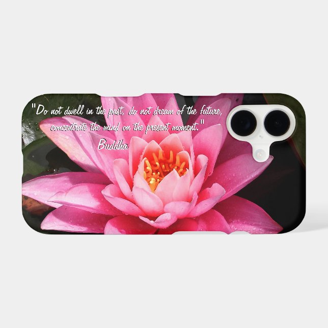 Buddha Quotes, Lotus Flower, Buddha (Back (Horizontal))