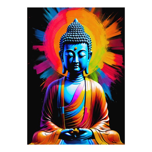 Buddha - Rays of Tranquil Photo Print (Front)