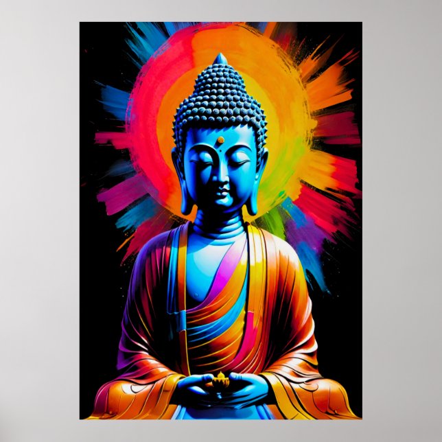 Buddha - Rays of Tranquil Poster (Front)