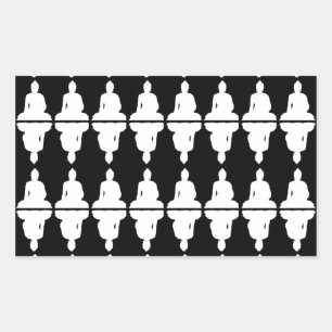 Buddha Rectangular Sticker