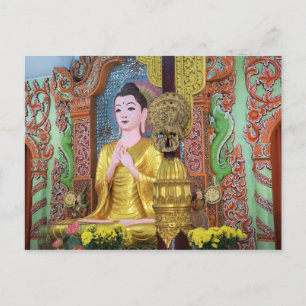 Buddha Religion Temple Art Spirituality Buddhism Postcard