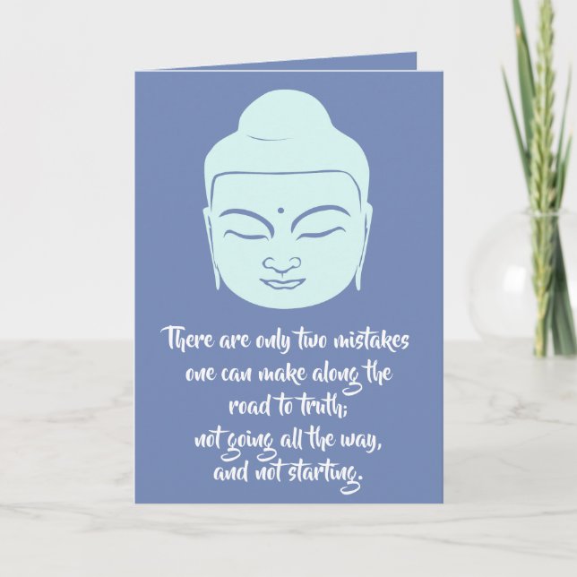 Buddha Road to Truth Greeting Card (Front)