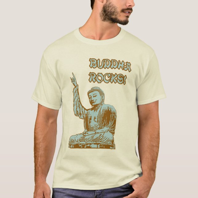 Buddha Rocks T-Shirt (Front)