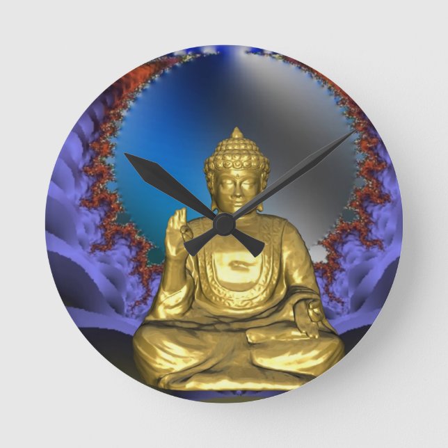 Buddha Round Clock (Front)