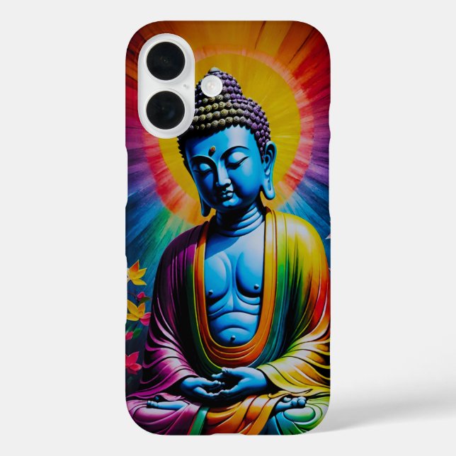 Buddha Sacred Rays of Peace Case-Mate iPhone Case (Back)