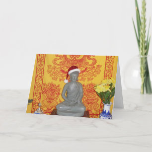 Buddha Santa Holiday Card