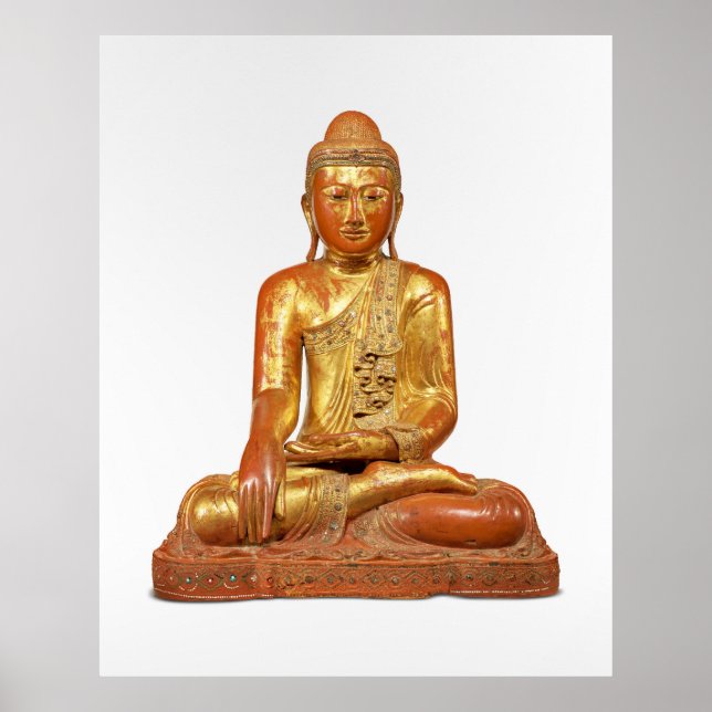 Buddha Sculpture Poster (Front)