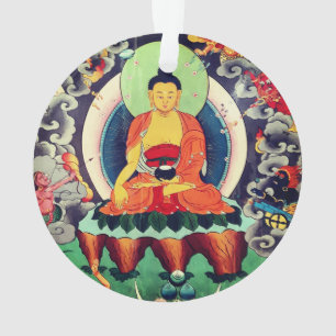 Buddha Shakyamuni painting, Himalayas - Nepal Ornament
