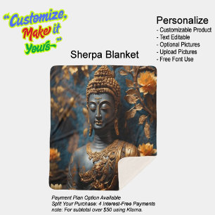 Buddha Sherpa Blanket