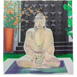 Buddha Shower Curtain