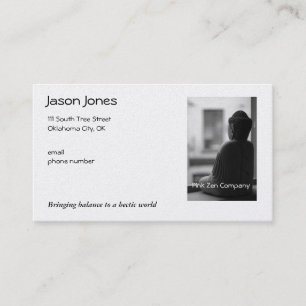 Buddha Sitting in Meditation Business Card