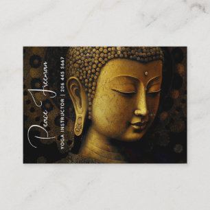 Buddha, Spiritual Meditation Business Card