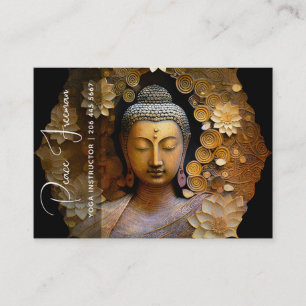 Buddha, Spiritual Meditation Business Card