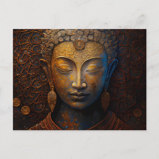Buddha, Spiritual Meditation Postcard (Front)