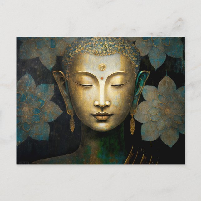 Buddha, Spiritual Meditation Postcard (Front)