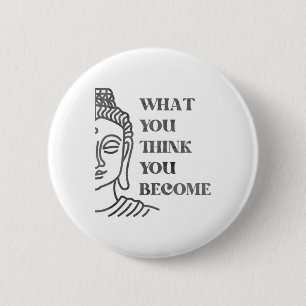 Buddha Spiritual Quote, Buddhism Vintage, We Love 6 Cm Round Badge