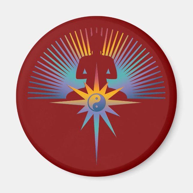 Buddha Star 3D Magnet (Front)