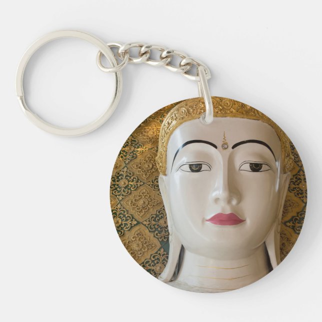 Buddha State Portrait Key Ring (Front)