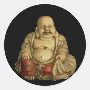 Buddha Statue Classic Round Sticker