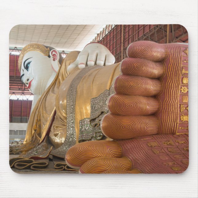 Buddha Statue Feet Mouse Pad (Front)