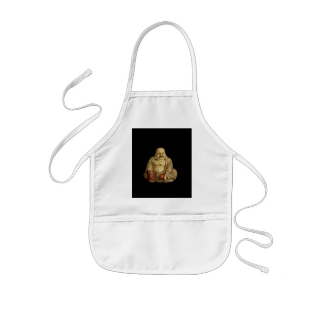 Buddha Statue Kids Apron (Front)