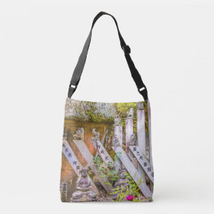 Buddha statues at Senko-ji temple Crossbody Bag